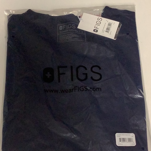 Figs Tops Nwt Figs W Casma Three Pocket Top Style Fw10 Small Navy